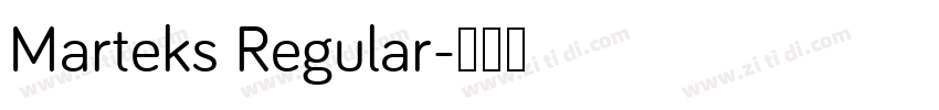 Marteks Regular字体转换